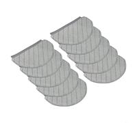 Tidgel Panno per mocio in microfibra, per ECOVACS per Deebot N20/N20 Plus/Pro Plus, panni di ricambio lavabili per aspirapolvere, confezione da 4 o 10 pezzi (confezione da 10)