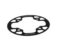 Tidgel Paracatena in lega di alluminio 104BCD, copertura per pignone per bici da strada, MTB, ciclismo, protezione 32-42T, nero, rosso, blu, oro, argento (32-34T nero)