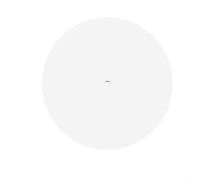 Tidgel Quadrante bianco in legno bianco, spessore 5 mm, parte di ricambio fai da te, con pellicola protettiva, per orologi al quarzo da parete, 25 cm
