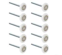 Tidgel Quiet 6200ZZ - Rulli per porta del garage, in nylon con cuscinetti a sfera sigillati, kit di riduzione del rumore, per porte in metallo e legno, dimensioni 45,6 mm (6200, 46 x 120)