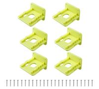 Tidgel Supporto da parete per batteria da 18 V per P102 P103 P104, staffa organizer per attrezzi in ABS per ONE + utensili elettrici (6 pezzi)