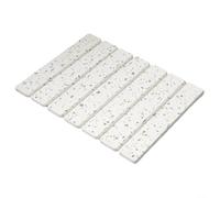 Tidgel Tappetino scolapiatti pieghevole salvaspazio 40 x 30 cm diatomacea | Design compatto e pieghevole, consente di risparmiare spazio nell'armadio, grande area 40 x 30 cm, robusto ma portatile