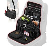 Tidify Borsa da pattuglia utilizzata dalle forze dell'ordine, polizia e di grado militare, resistente all'acqua, borsa per impieghi gravosi per sedile anteriore dell'auto con più spazio di