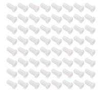 TIDTALEO 100 Pezzi Ago Ugello per Bottiglia Colla Ciglia Anti-Bloccaggio Strumento Ausiliario per Extension Ciglia Uso Professionale e Domestico Colore Bianco