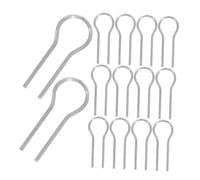 TIDTALEO 100 Pezzi R Type Burn Needles in Tungsten Wire High Temperature Resistant Hanging Pins for Pottery Kiln Precision Ceramic Firing Tools for Jewelry And DIY Ornaments