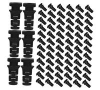 TIDTALEO 100pezzi Fermacavo Pressacavi Raccordi per Cavi Elettrici Connessioni Veloci Fermapunti Fermacavi Protettore Connettore per Cavi Spirale