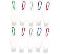 TIDTALEO 10sets Flacone Per Mani Flaconi Da Viaggio in Pet e Pp Contenitori Ricaricabili Supporto Da Viaggio e Sport