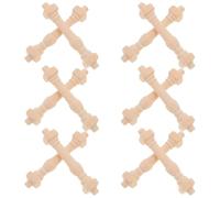 TIDTALEO 12 Pezzi Mini Colonne per Casa delle Bambole Accessori in Miniatura Realistici per Scale e Decorazioni Modelli Resistenti e Versatili per Scenari Dettagliati