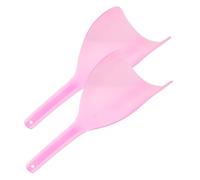 TIDTALEO 2 Maschere Protettive Trasparenti per Viso da Parrucchiere con Manico, Scudo Facciale per Lacca Chioma, Protezioni Viso Professionali per Saloni e Uso Domestico