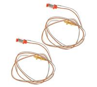 TIDTALEO 2 Pezzi Ago Accensione Stufa Gas con Rilevatore Termocoppia 70 CM Dispositivo Sicurezza Spegnimento Automatico Fiamma Accessorio Compatto per Cucine Gas