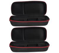TIDTALEO 2 pezzi Borsa Microfono Wireless in EVA Durevole Custodia Porta Microfono Palmare con Cerniera Protezione e Conservazione per Microfoni Handheld e Accessori Small