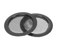 TIDTALEO 2 pezzi Coperture Metalliche per Buche Suono Chitarra Dobro Inserti con Rete Antirumore e Antifeedback per Chitarra Risonatore Protezione e Decorazione Resistente