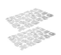 TIDTALEO 2 Pezzi Fustelle per Goffratura Lettere Maiuscole in Acciaio al Carbonio Stencil per Biglietti di Compleanno e Nozze Strumenti Scrapbooking Fai da Te per Progetti Creativi