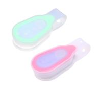 TIDTALEO 2 Pezzi Luce LED per Corsa Notturna con Clip in Silicone, Batteria Inclusa, Luce Brillante e Magnete Incorporato, per attività al Buio e Camminate Sicure Colore Colore Casuale