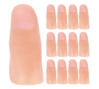 TIDTALEO 20 Pezzi Set di Dita Finte in Vinile per Spettacoli Teatrali e Scherzi, Accessorio Creativo Leggero per Feste Dita Simulate e Trucco Illusorio