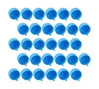 TIDTALEO 30 Pezzi Tappi per Bottiglia D'acqua Vite in Plastica Blu, Copertura Resistente per Taniche da 3,8 Litri, per Campeggio e Uso Esterno
