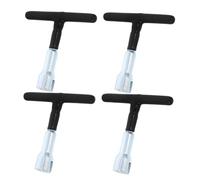 TIDTALEO 4 Pezzi Utensile Manuale per Serraggio Dado Farfalla con Impugnatura T Ergonomica per Fissaggio e Ganci Bulloni e Occhielli Strumento Resistente e Riutilizzabile per Installazioni