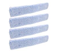 TIDTALEO 4pezzi Panni di Ricambio in Microfibra per Pulitore Vetro Spazzola Sostitutiva Facile da Installare la Pulizia di Finestre e Specchi in Casa