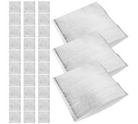 TIDTALEO 50 Pezzi Borse Termiche in Alluminio Argento per Conservare Freschezza e Mantenere Cibo Caldo, Sacchetti Isolanti per Frutta e Alimenti per Ristorante e Supermercato