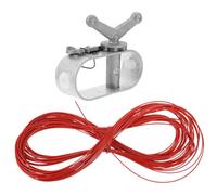 TIDTALEO Argano per Copertura Piscina Cavo D'acciaio 40m Resistente per Fissaggio Coperture Invernali Piscine fuori Terra e Interrate, Strumento di Serraggio Cavi per Protezione Sicura