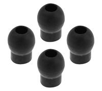 TIDTALEO Auricolari per Stetoscopio 4 Pezzi Nero Design Zucca in Gomma Morbida per Uso Professionale Ospedaliero