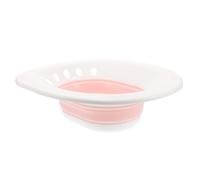 TIDTALEO Bidet Portatile Pieghevole Rosa per Gravidanza e Post-partum, Sedile da Bagno Ergonomico per Wc, Vasca Semicupio Compatta per Bagno di Vapore e Sollievo Emorroidi, Uso Domestico