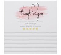 TIDTALEO Biglietti e Facile da Trasportare di Ringraziamento 60 Design per Piccole Imprese per Saloni di Bellezza e Regali