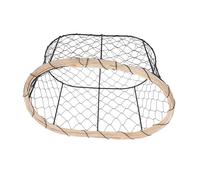 TIDTALEO Cesto Decorativo Ferro Per Pane Frutta e Verdura Contenitore Versatile Con Ventilazione Per Mantenere La Freschezza Per Cucina e Tavolo