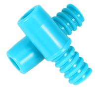 TIDTALEO Connettore Filettato per Scopa 22mm Verde Acqua, Punte di Ricambio per Asta Telescopica, Set da 2 Pezzi in Plastica Resistente per Sostituzione Manico Pulizia Casa