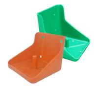 TIDTALEO Contenitore per Blocchi di Sale in Plastica per Bovini e Pecore, Mangiatoia Resistente in Pe Vassoio Antiscivolo, Set da 2 Pezzi per Allevamenti Domestici e Commerciali
