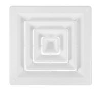 TIDTALEO Copertura per Ventilazione in Abs Bianco per Soffitto Facile Installazione e Apertura, per Cucina Clima e Impianto di Ricircolo