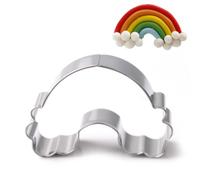 TIDTALEO Formine per Biscotti Tagliapasta Resistenti e Facili da Usare Set 3 Pezzi in Acciaio Inossidabile a Forma di Nuvola, Attrezzi per Pasticceria DIY