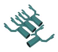 TIDTALEO Kit 4 Pezzi Supporti per Alberi in Lega di Alluminio Verde, Pali ad Alta Resistenza per Rami di Alberi da Frutto, Morsetti di Sostegno per Giardino e Frutteto, Accessori