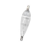 TIDTALEO Luce Subacquea per Pesca da 6cm 8g in Plastico Bianco, Portatile per Acque Profonde, per Barche e Canoa Durante la Pesca a Calamari e Gamberi
