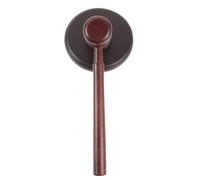 TIDTALEO Martelletto da Giudice in Legno con Base Gioco di Ruolo per Banditore e Costume Martello Giocattolo con Suono Chiaro per Avvocati Giudici e Banditori