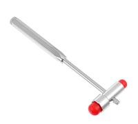 TIDTALEO Martello Neurologico a Doppia Testa in Metallo per Test Diagnostici Plexor Medico per Riflessi Miotatici Strumento Clinico per Esami Neurologici e Valutazione Sensoriale