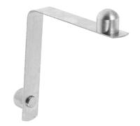 TIDTALEO Molla a Scatto per Stampella a Forma a V in Acciaio Inossidabile Argento, Clip Multifunzionale Struttura a Molla per Accessori Fai-da-te