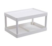 TIDTALEO Organizer da Scrivania Bianco in Pp Moderno per Ufficio e Casa, Scaffale Multiuso per Penne e Cancelleria, per Desktop Funzione Decorativa e Organizzativa