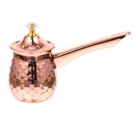 TIDTALEO Pentolino per Latte in Acciaio Inossidabile con Manico Lungo Caffettiera Turca per Piano Cottura Elettrico Ceramica e Induzione Piccolo Cezve Ergonomico per Caffè Latte e Salse in