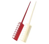 TIDTALEO Pettine da Parrucchiere a Coda Appuntita 2 Pezzi in Materiale Resistente Pettine per Tintura Chioma Denti Fini per Styling Uniforme Strumento Professionale per Colore Casuale