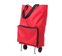 TIDTALEO Pieghevole con Ruote Borsa Versatile e Leggera Capacità per Shopping Design per Conservare Giocattoli e Alimenti
