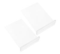 TIDTALEO Portamenu da Tavolo Bifacciale 2 Pezzi A6 Porta Listini Prezzi e Volantini per Bar e Ristoranti Supporto Trasparente