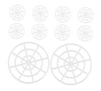 TIDTALEO Pressa per Verdure per Fermentazione Casalinga di Peperoni e Crauti, Piastra di Pressione in Rete Ø7,9 Cm, Utensile da Cucina Compatto per Sottaceti e Birra Fatta in Casa, Set da 10 Pezzi