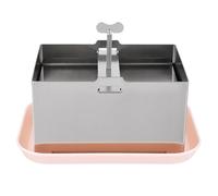 TIDTALEO Pressa Tofu in Acciaio Inossidabile Stampo Conveniente per Preparazione Casalinga di Tofu Strumento Manuale Tradizionale per Formaggio di Soia Utensile Pratico per Uso Domestico