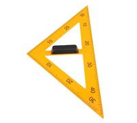 TIDTALEO Righello Triangolare Magnetico 40cm con Manico Staccabile, Strumento Didattico per Insegnanti per Lavagna, Materiale Plastico Resistente per Lezioni di Geometria e Disegno