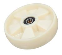 TIDTALEO Ruote Girevoli in Nylon con Cuscinetti a Sfera 200x50 Mm per Transpallet Kit Ruote di Carico Silenziose e Resistenti per Magazzini e Centri Logistici di Ricambio per Carrelli