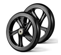 TIDTALEO Ruote Monopattino in Pu da 175mm, 2 Pezzi Resistenti All'usura per Scooter e Skateboard, Facili da Installare per Un'esperienza di Guida Sicura e Confortevole