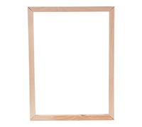 TIDTALEO Set 1 Cornice per Tele in Plastico Beige, Facile da Installare Superficie Liscia, Telaio per Pittura Olio 30x40 Cm per Dipinti su Tela