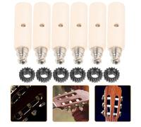TIDTALEO Set 1 Pezzo di Pomelli di Accordatura per Chitarra in Ferro e Abs Rapporto 1:18, Facile da Usare e Anti-svitamento per Accordatura Strumenti a Corda