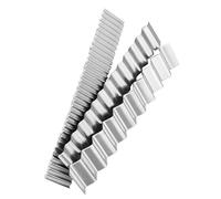 TIDTALEO Set di 3 Pezzi Wave Cutters per DIY Crafts, Coltelli da Intaglio in Lega Argento, Strumenti Compatti e Leggeri per Ceramica e Argilla, per Back To School Party